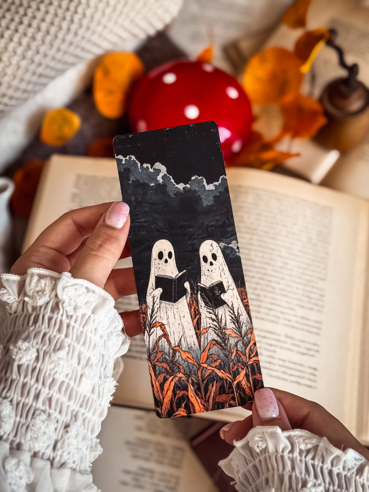 Ghost Readers halloweeni könyvjelző | Reading Ritual Box