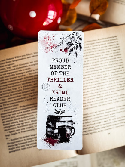 Thriller & Krimi Reader Club könyvjelző | Reading Ritual Box