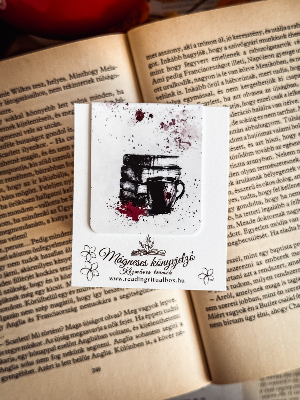 Thriller & Krimi mágneses könyvjelző | Reading Ritual Box
