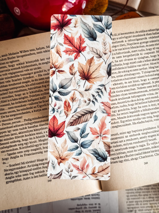 Őszi levelek kézműves könyvjelző | Reading Ritual Box