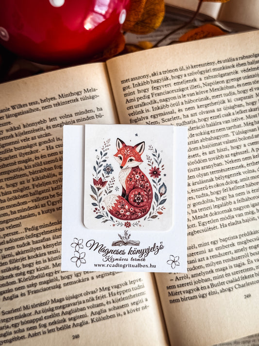 Rókás mágneses könyvjelző | Reading Ritual Box