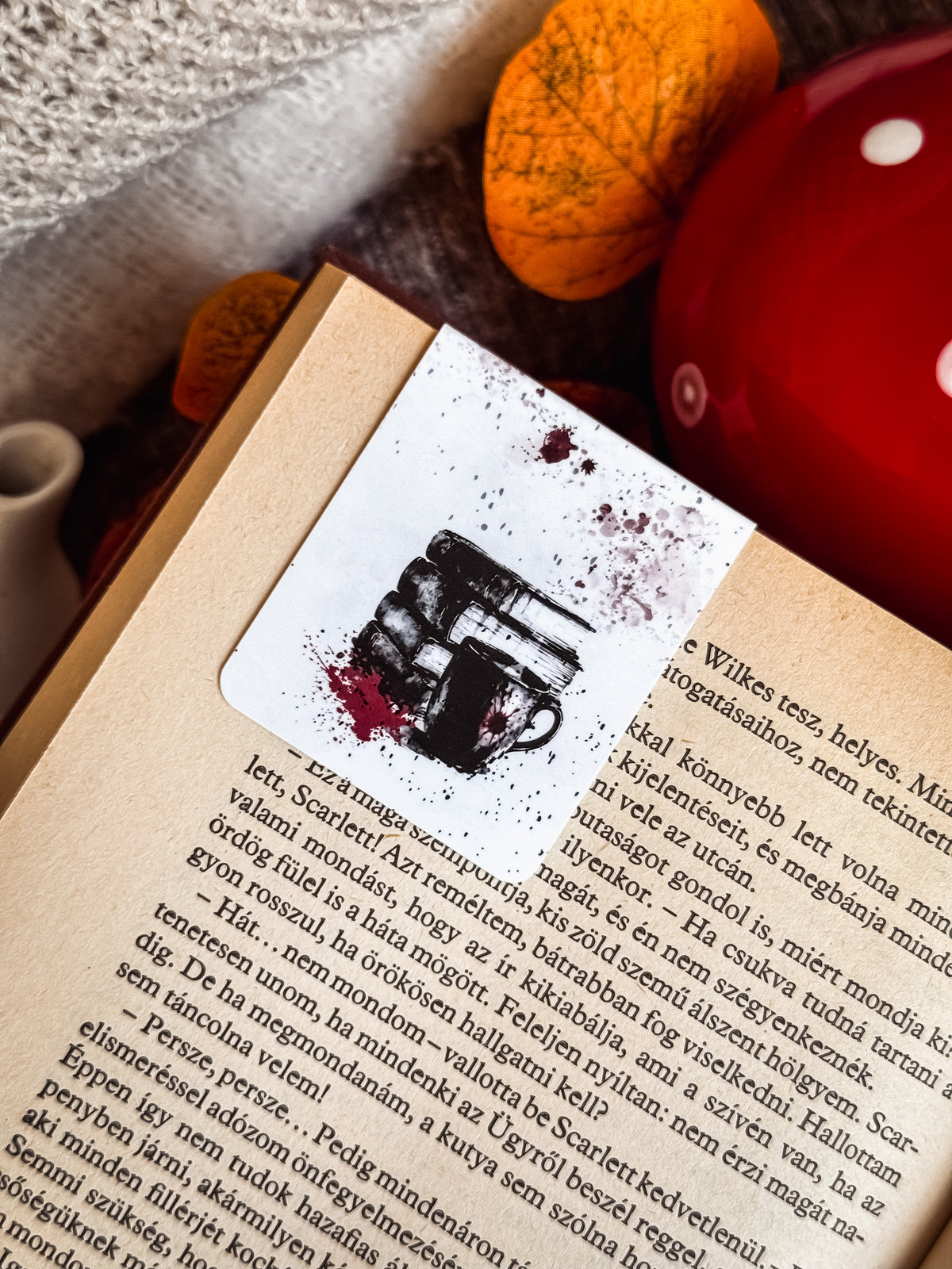 Thriller & Krimi mágneses könyvjelző | Reading Ritual Box