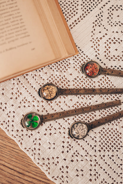 Könyvmoly kiegézítők - Vintage, fém könyvjelző