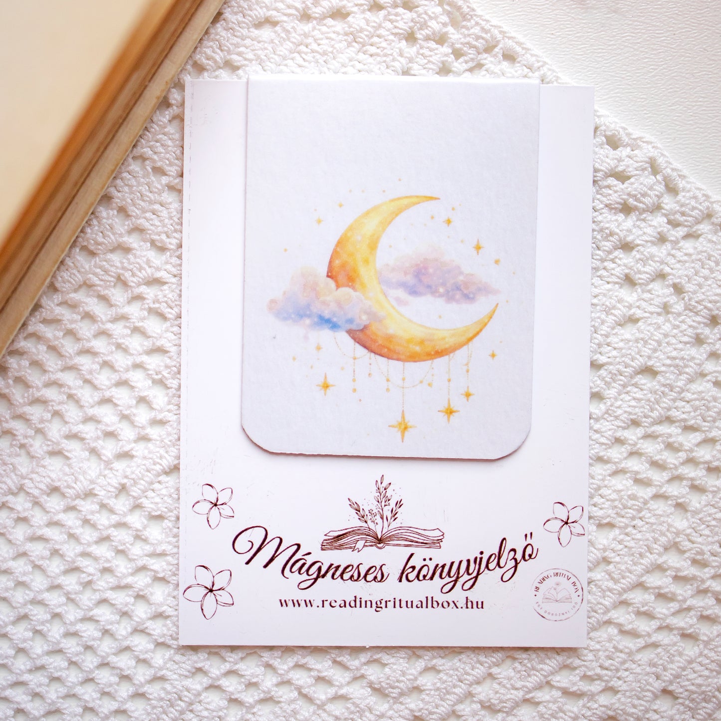 Mágneses könyvjelző - Hold
