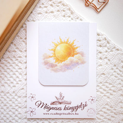Mágneses könyvjelző - Nap