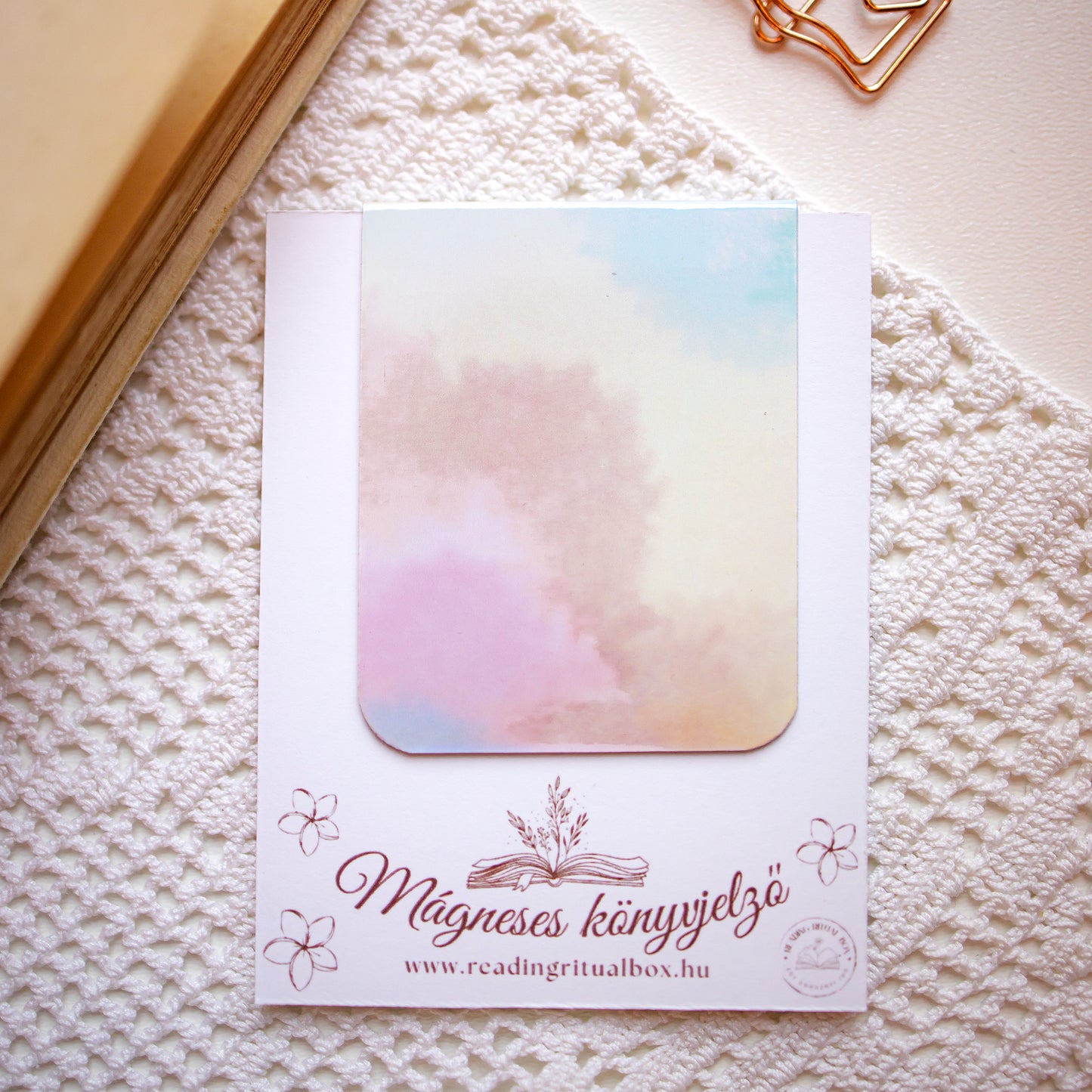 Mágneses könyvjelző - Hologramos