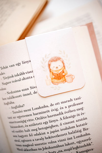 Mágneses könyvjelző - Süni