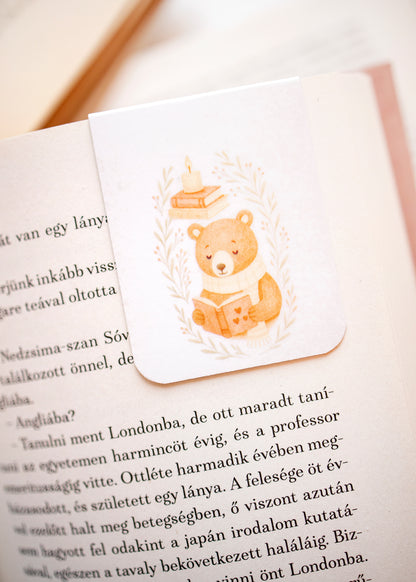 Mágneses könyvjelző - Maci