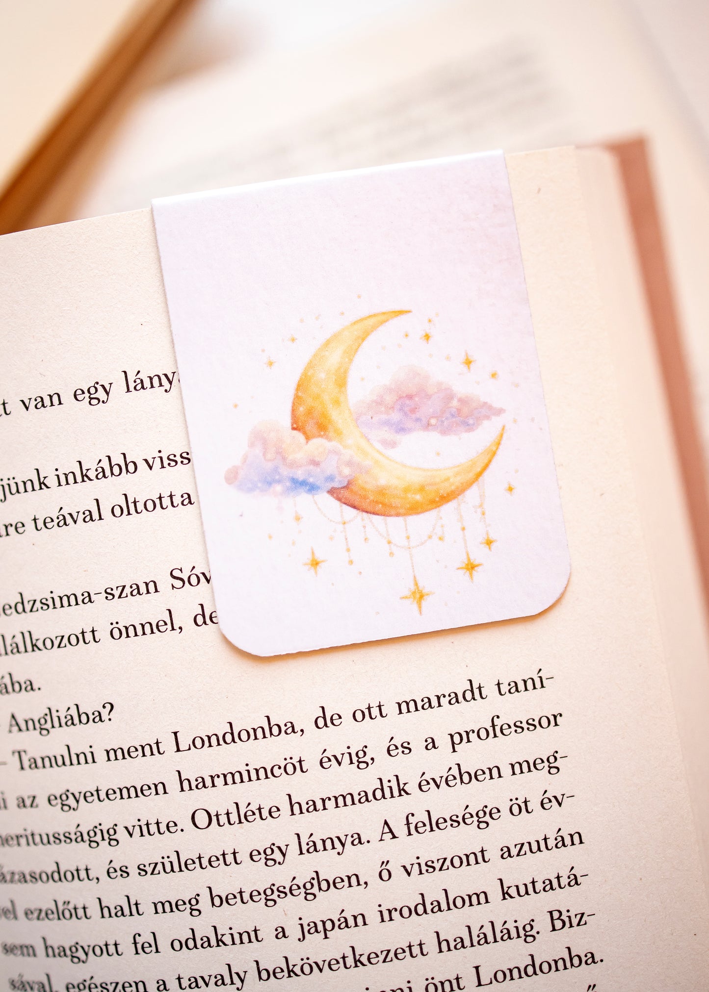 Mágneses könyvjelző - Hold