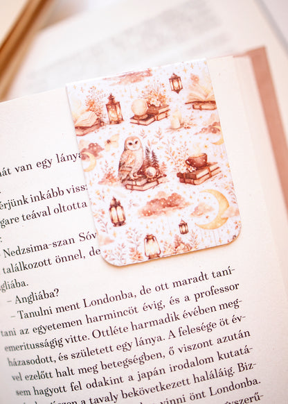 Mágneses könyvjelző - Varázslatos bagoly